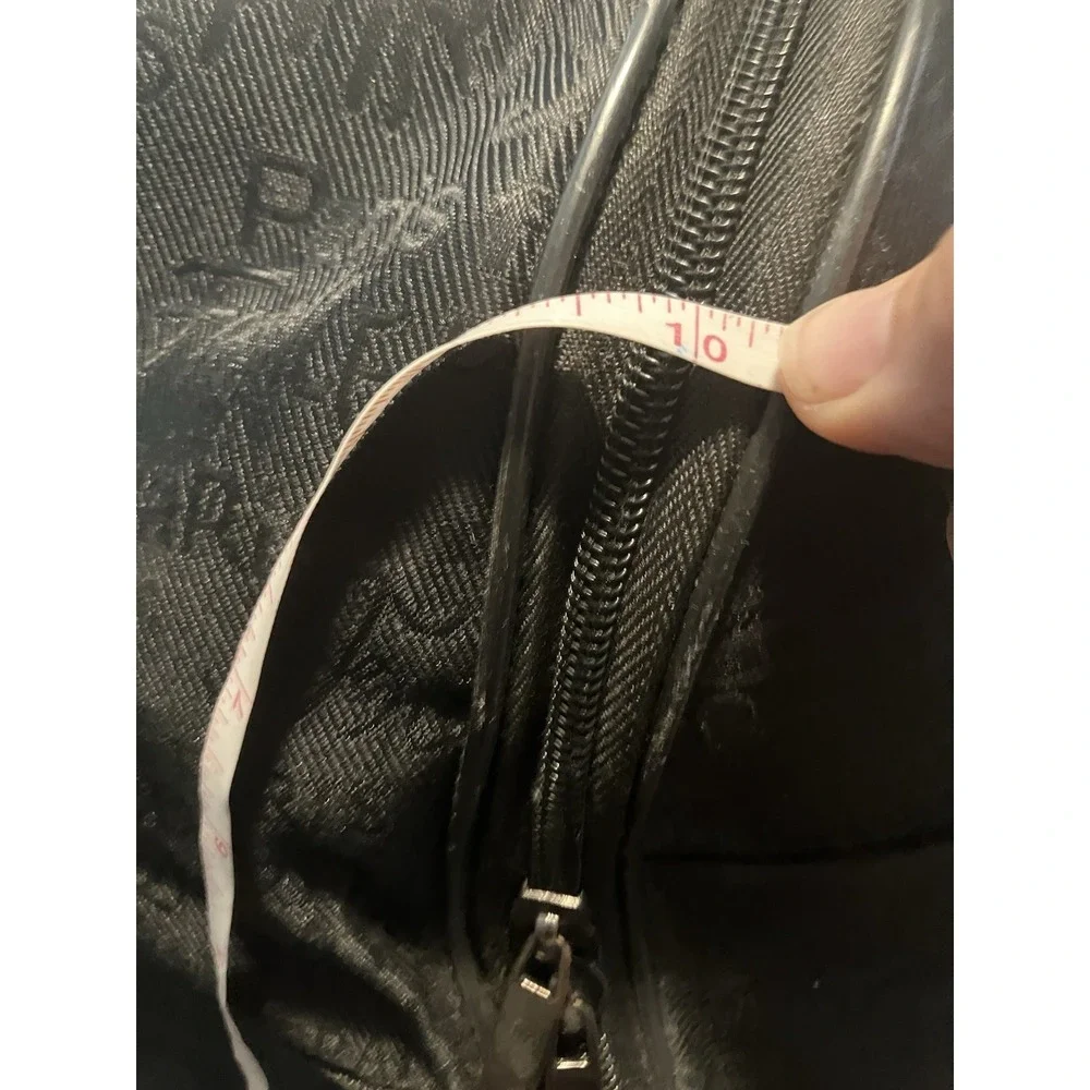 Embossed Paris Pattern Large Rolling Duffel Bag Black 32